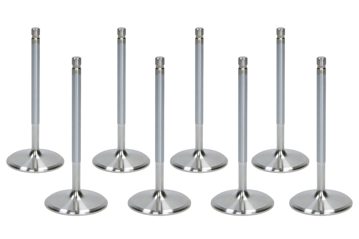 SBC/SBF 1.600 Exh Valves 8mm X 4.950 O.A.L.