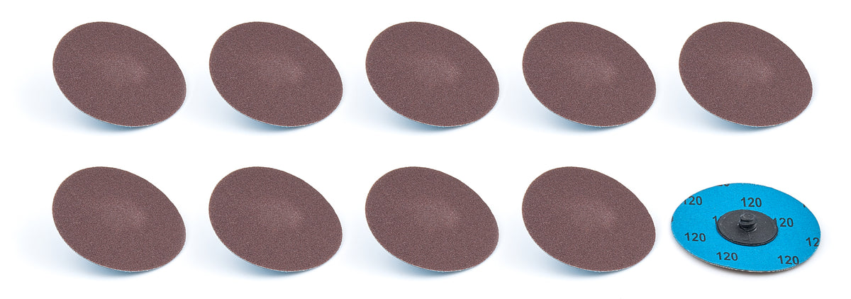 Twist Lock Sanding Disc 3in 120 Grit 10pk