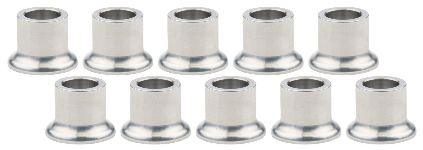 Tapered Spacers Alum 1/2in ID x 3/4 Long 10pk
