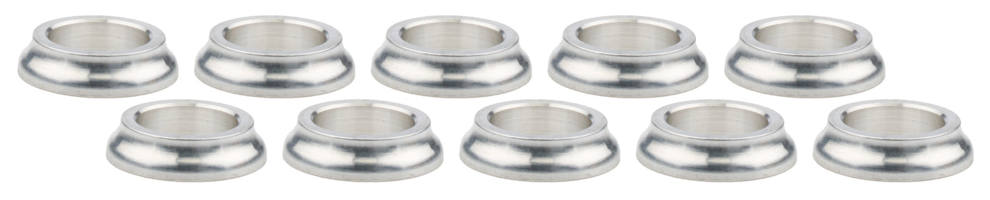 Tapered Spacers Alum 5/8in ID 1/4in Long 10pk