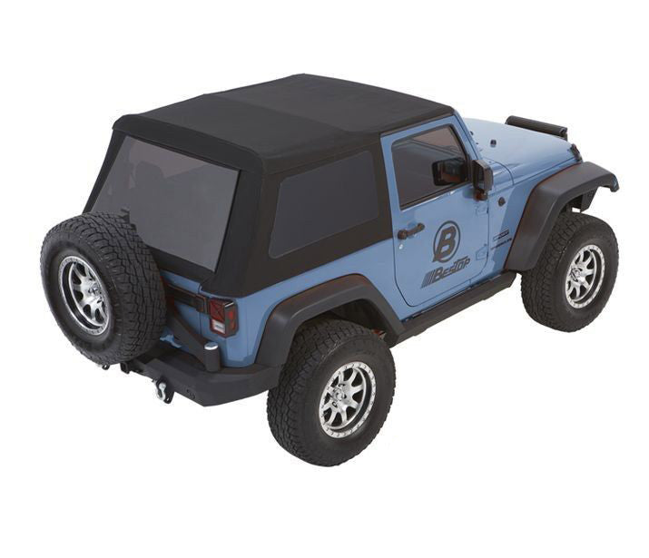 Trektop NX Glide Black Twill 07- Wrangler 2Dr