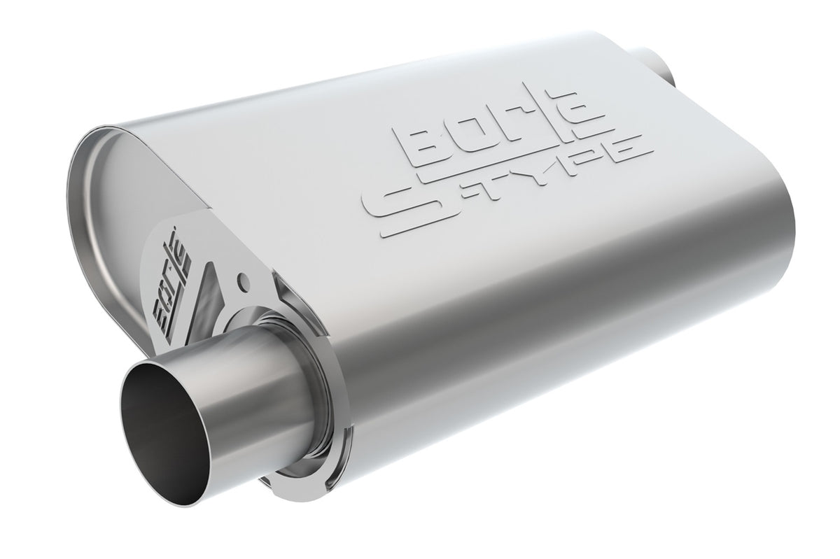 CrateMuffler 3in Offset IN/OFFSET OUT S-Type
