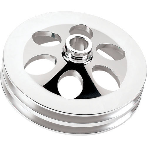 Power Steering Pulley 2 Groove Press on 77- GM