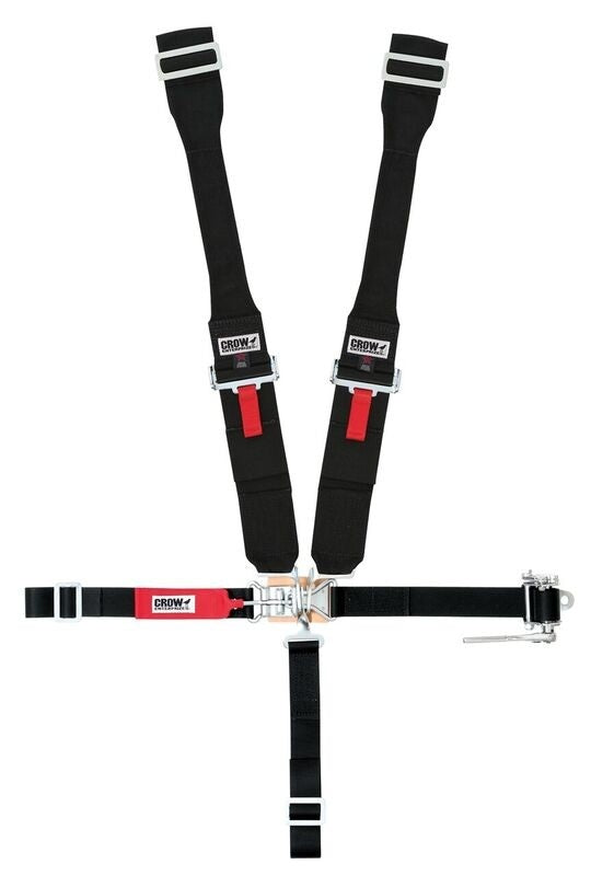 5-Way L&L W/Ratchet on left side lap belt. Rig