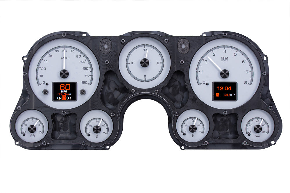 67-72 GM Pickup HDX Instrument System Silver