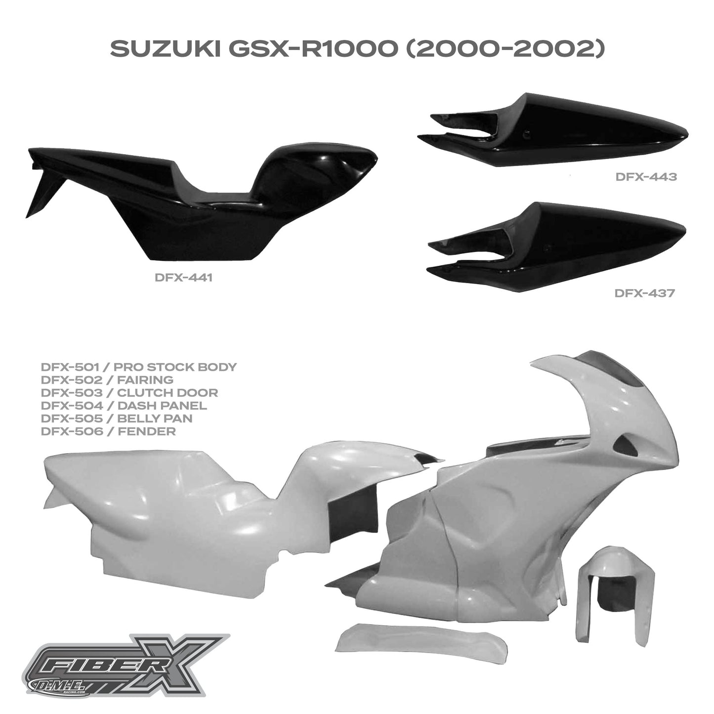 FiberX GSXR 1000 Bodywork