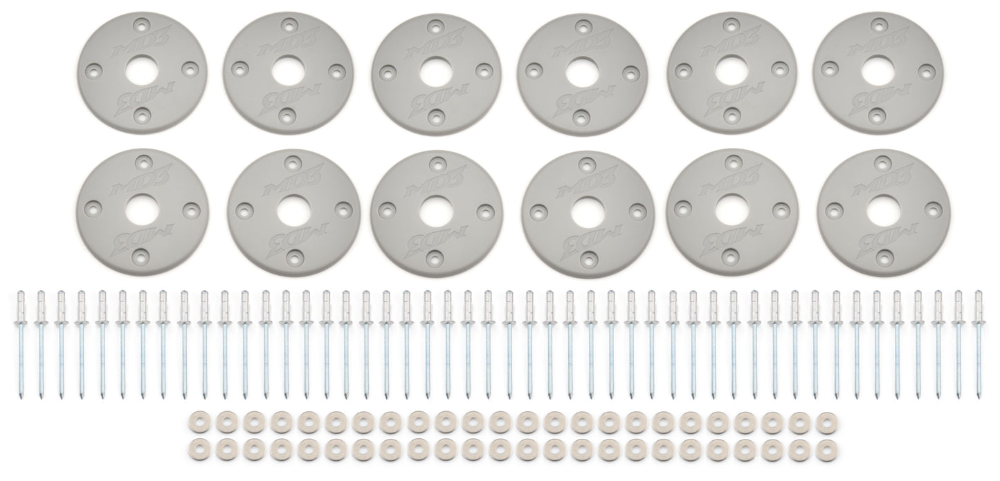 Scuff Plate Plastic Gray 12-Pack MD3