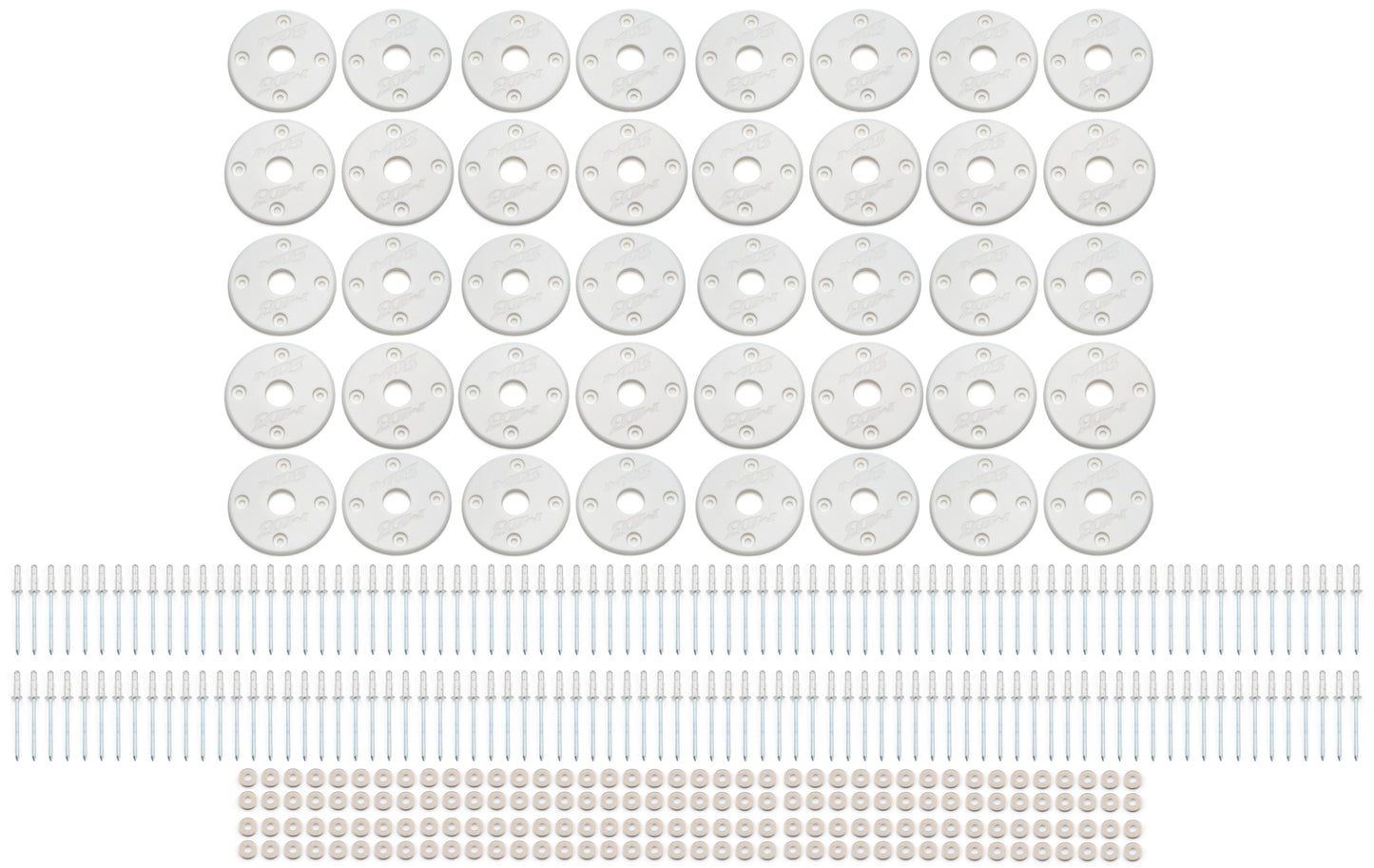 Scuff Plate Plastic White 40-Pack MD3