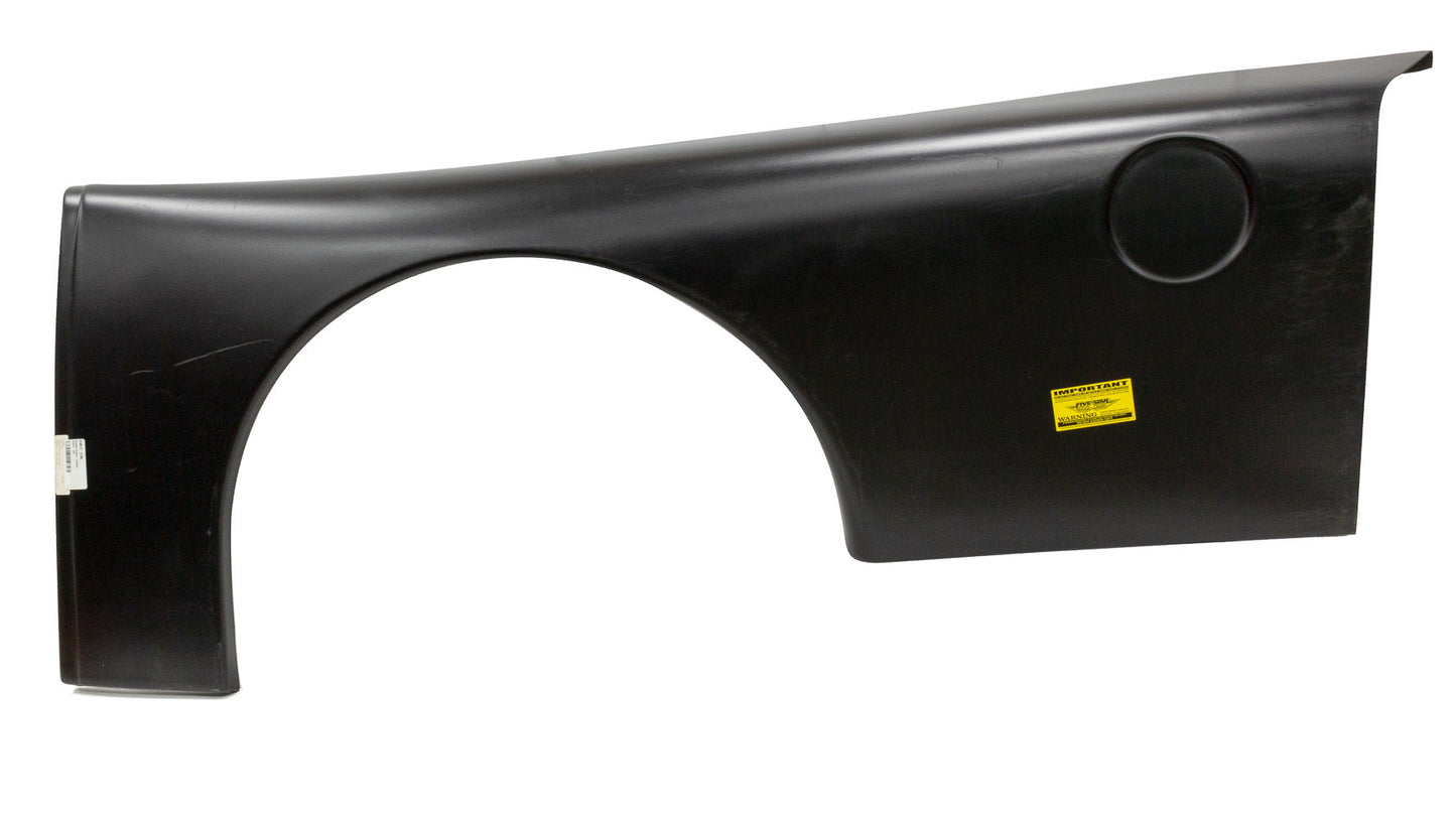 Quarter Panel- plastic- black- left