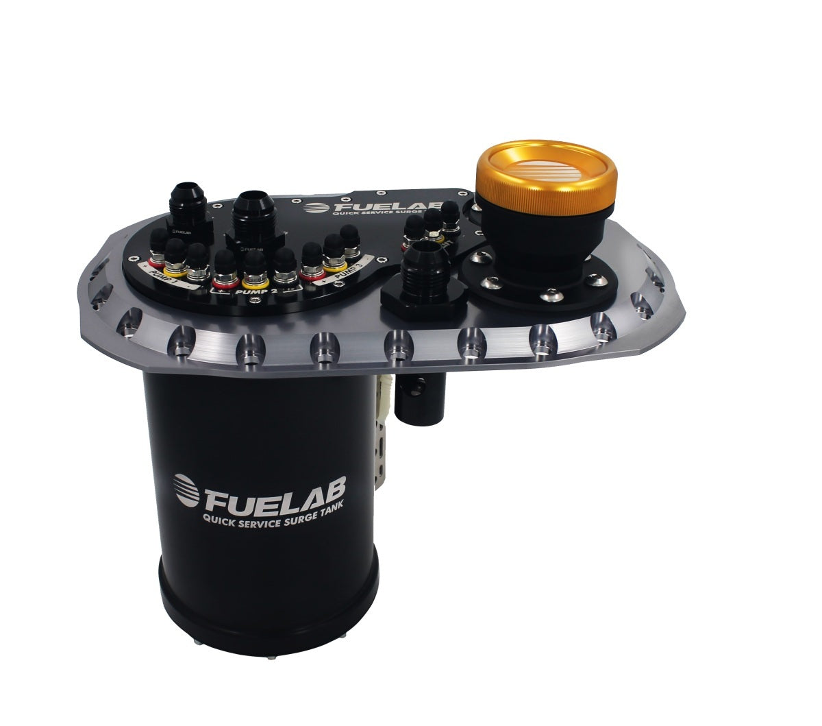 Surge Tank QSST Titanium W/O Fuel Pump