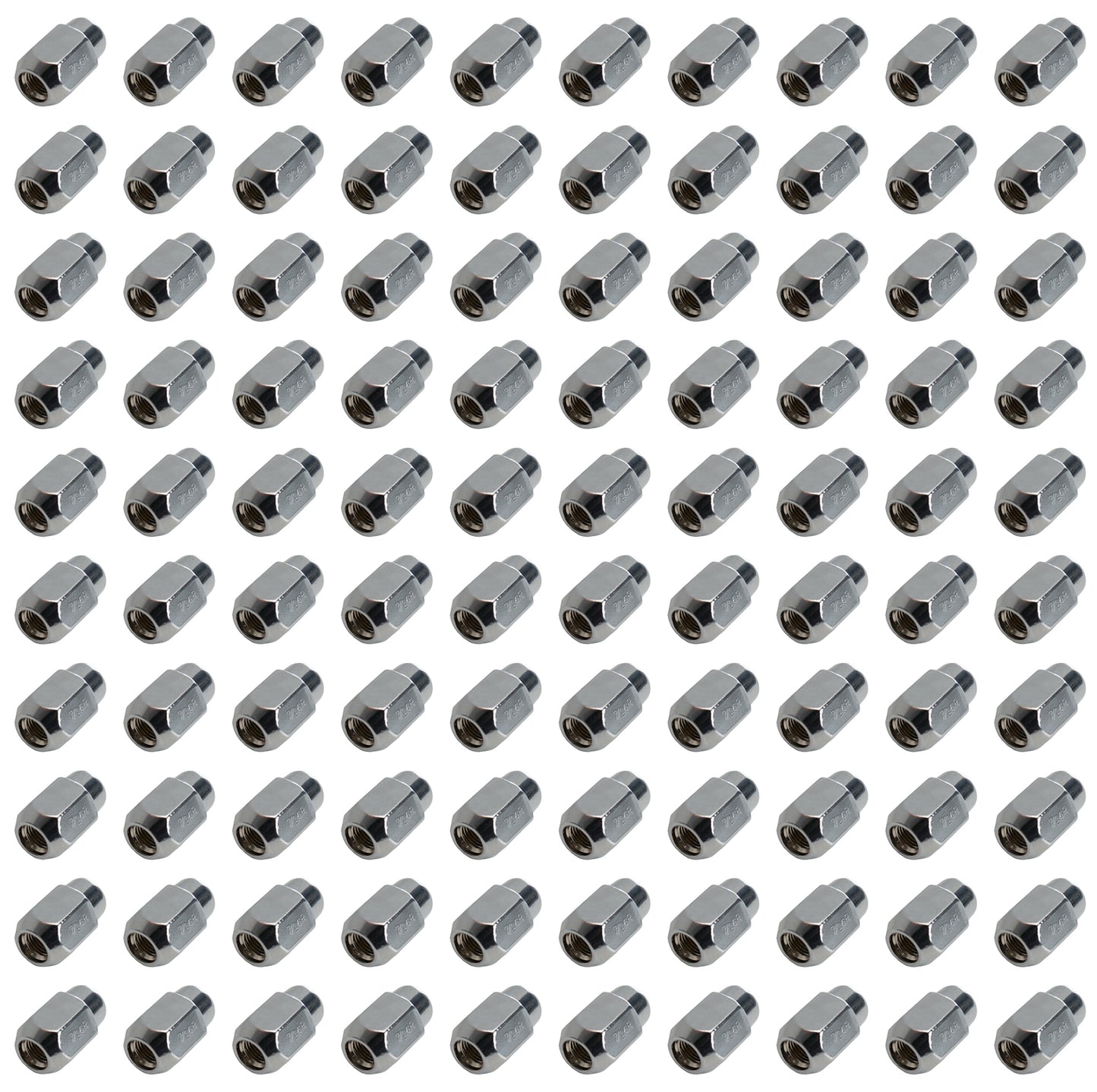 100 Lugnuts 7/16 Acorn 13/16 Hex
