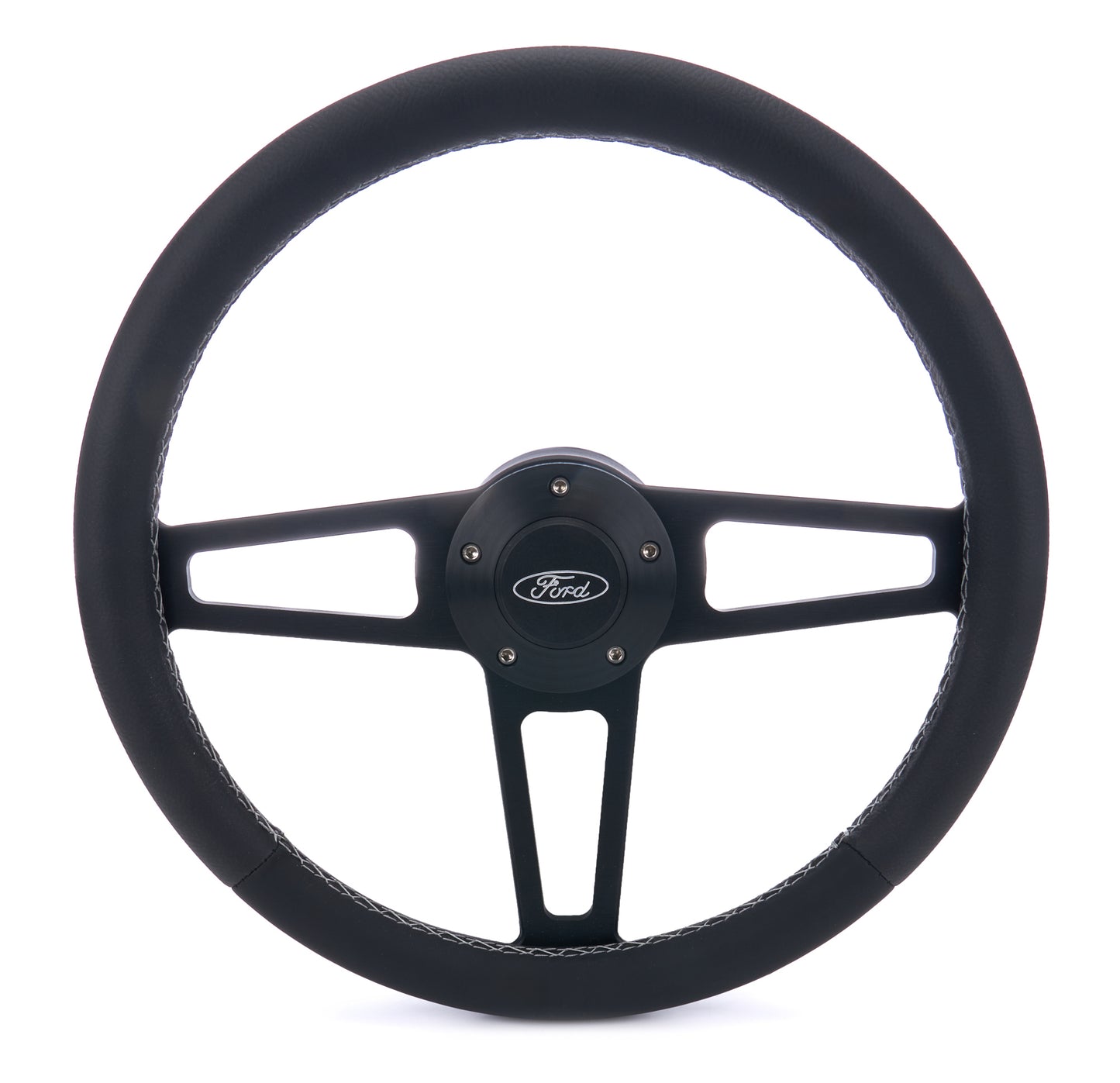 T Series Blk Wheel FORD Logo/Install Kit