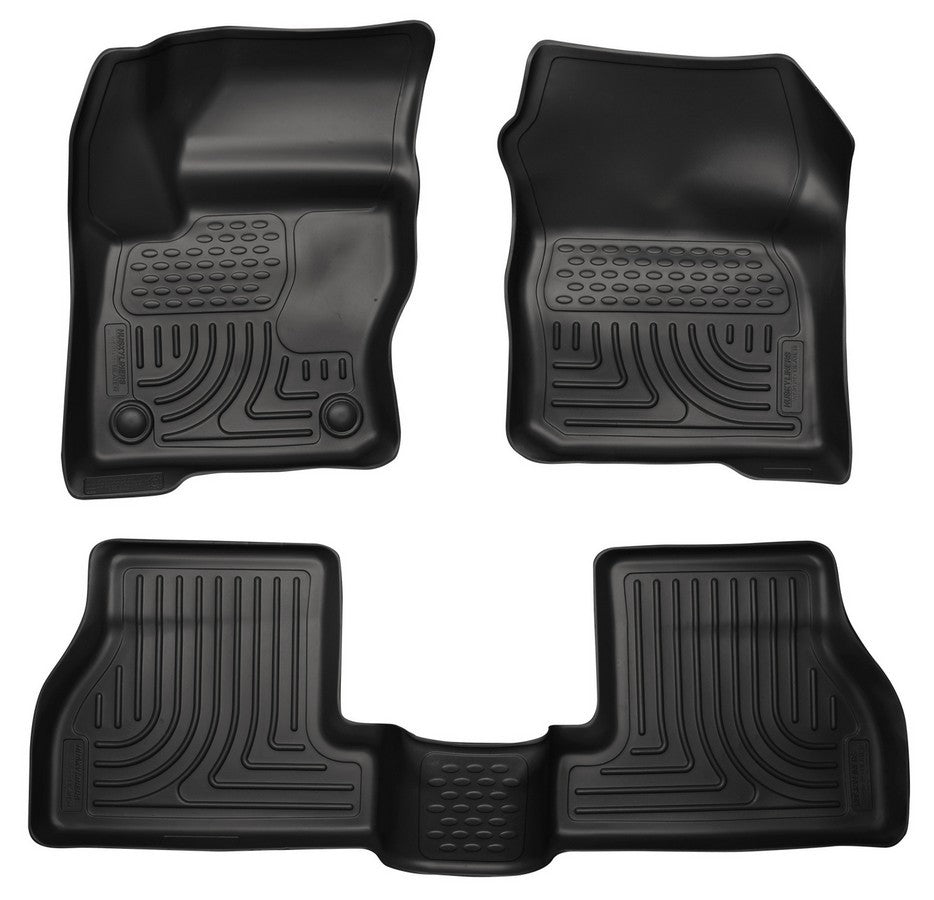 12- Ford Focus Front/ 2nd Floor Liners Black