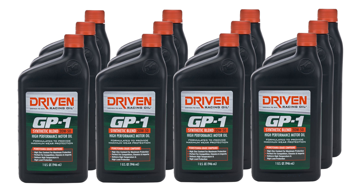 GP-1 20w50 SemiSynthetic Case 12 x 1 Quart