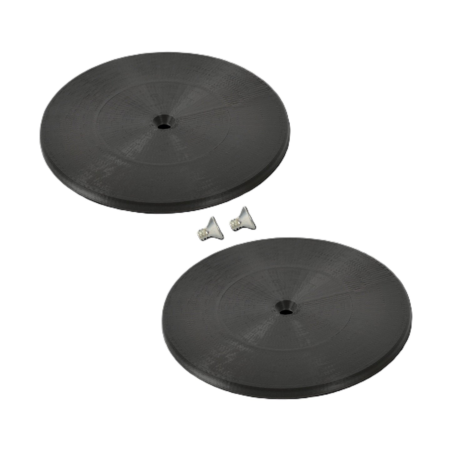 Nose Duct Cap 3IN Plastic Black Pair
