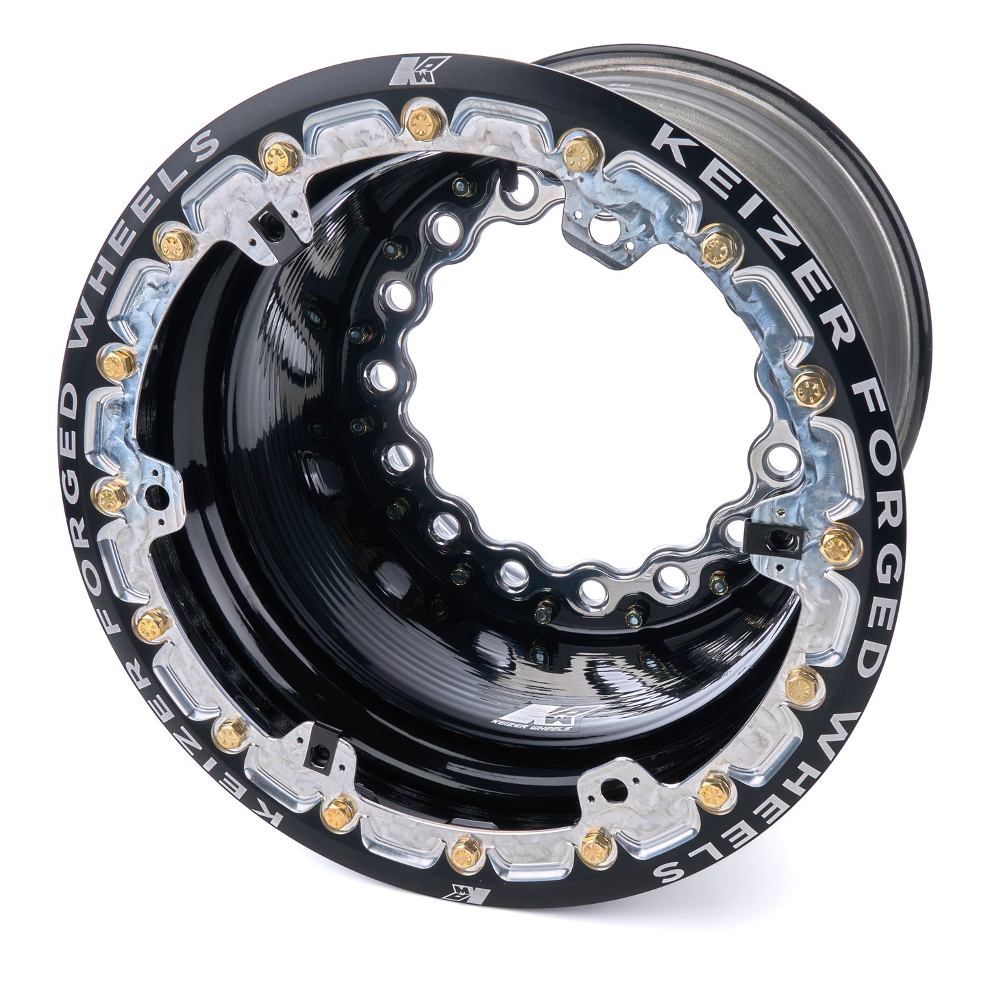 Wheel Wide 5 15x14 5in BS Forged Beadlock Black