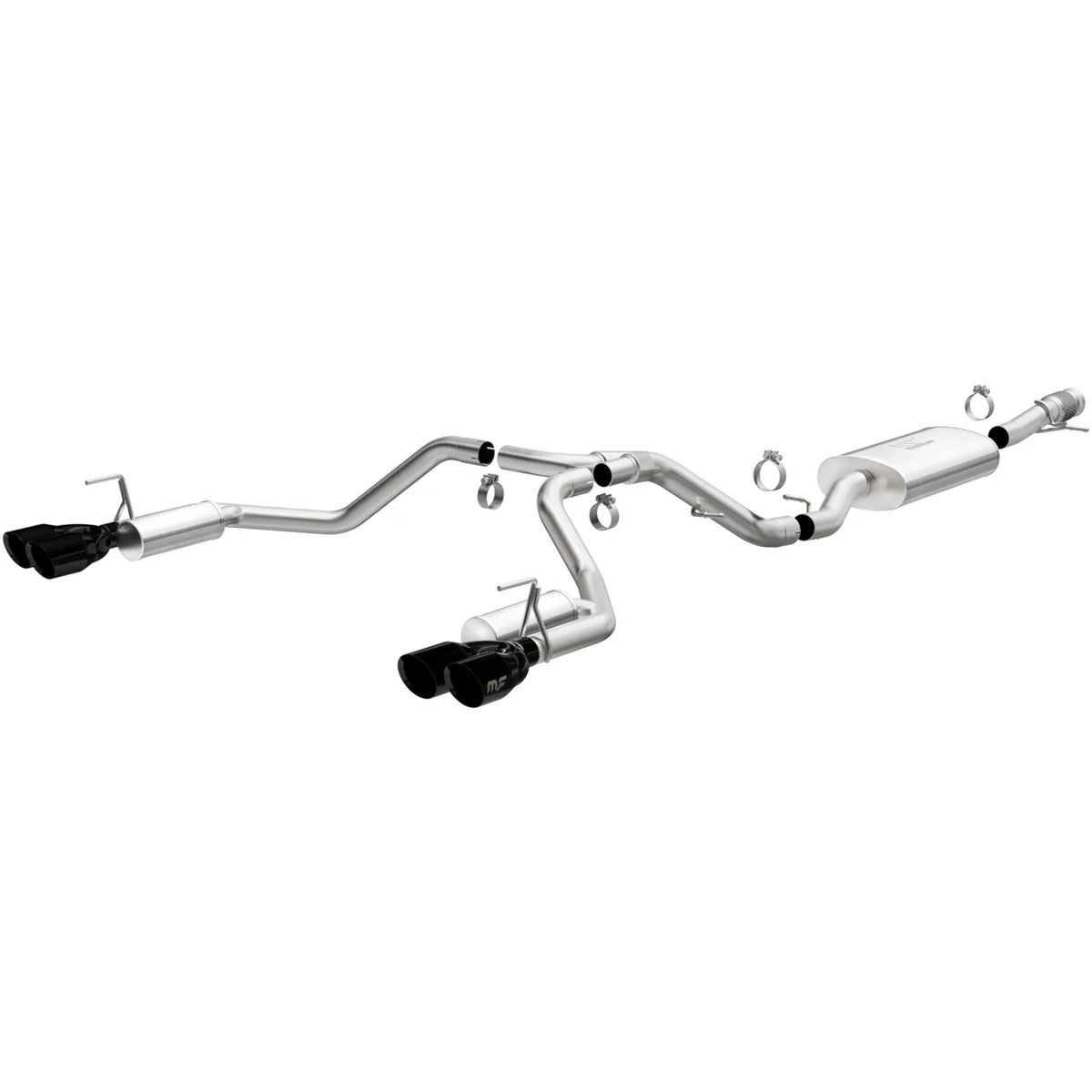 Cat-Back Exhaust 21-26 GM SUV 6.2L Black Tips