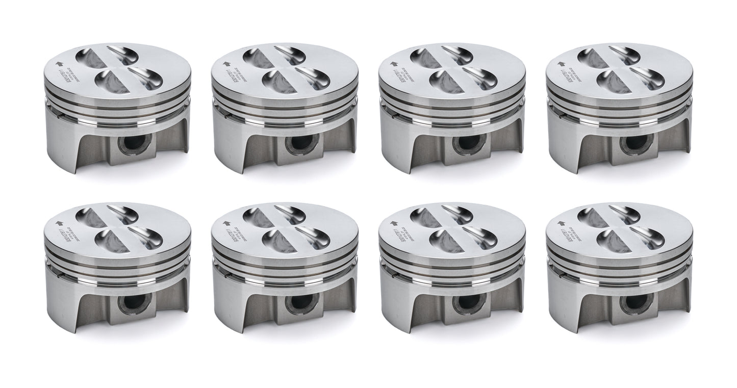 SBC PowerPak FT Piston Set 4.011 Bore GM 604