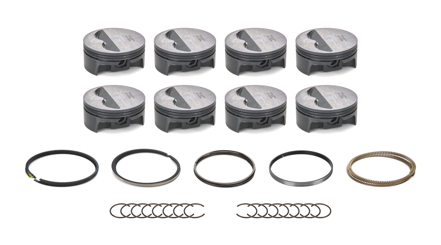 SBC FT Powerpak Piston Set 4.125 Bore -5cc