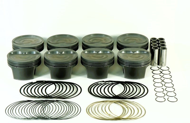 SBC PowerPak Dished Piston Set 4.040 Bore