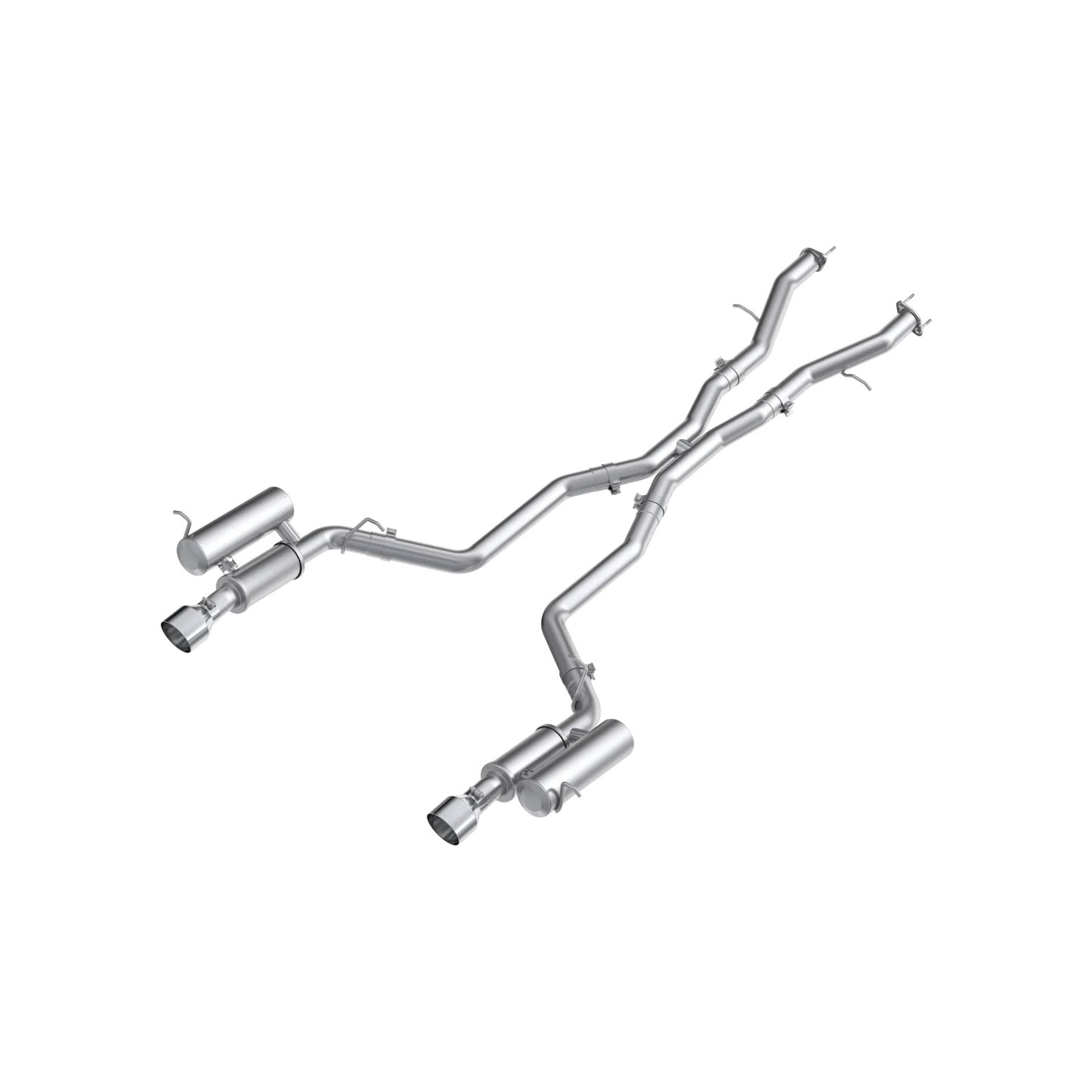 Aluminized Steel 3in Cat -Back Dual Split Rear