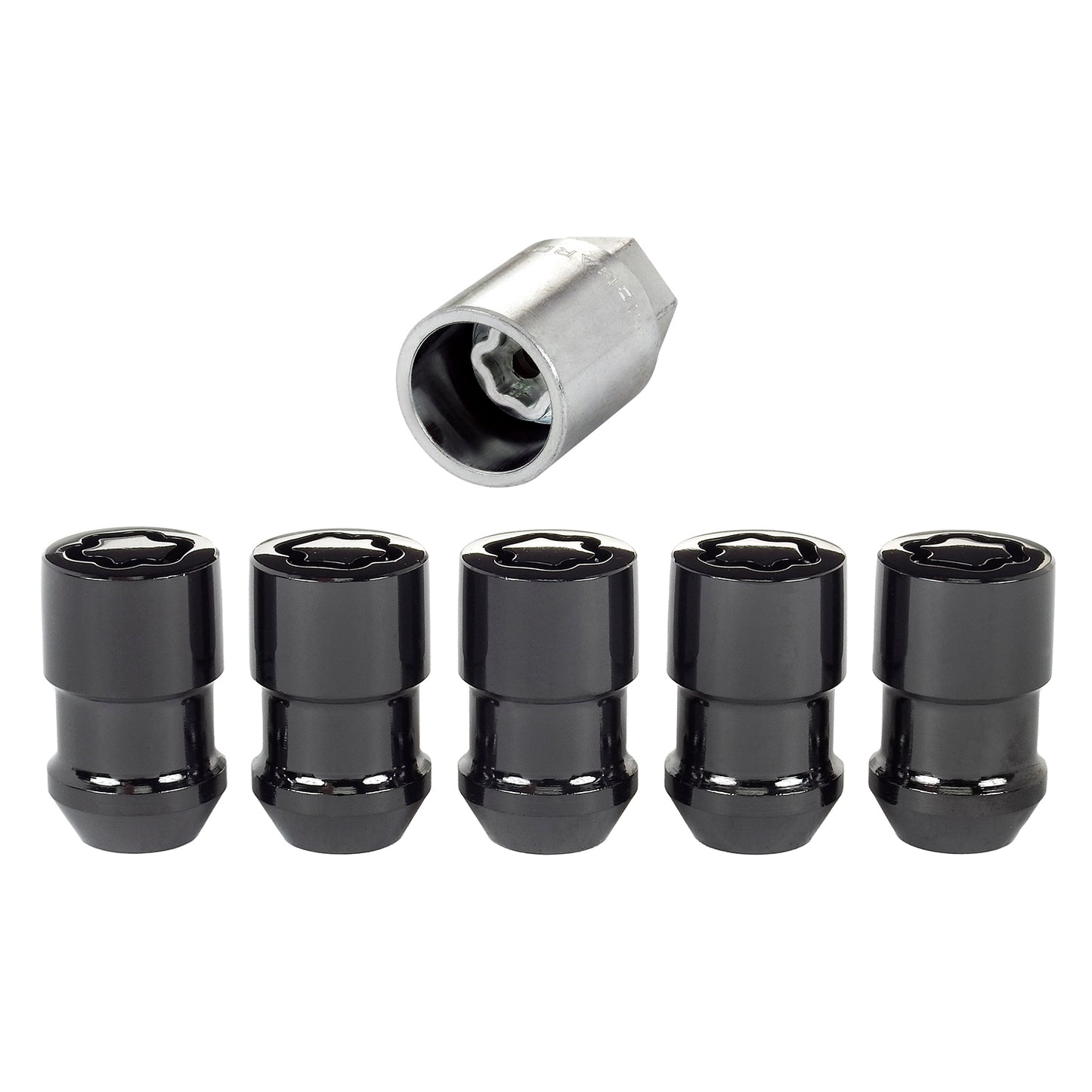 5 Wheel Locks M12X1.5 Cone Seat