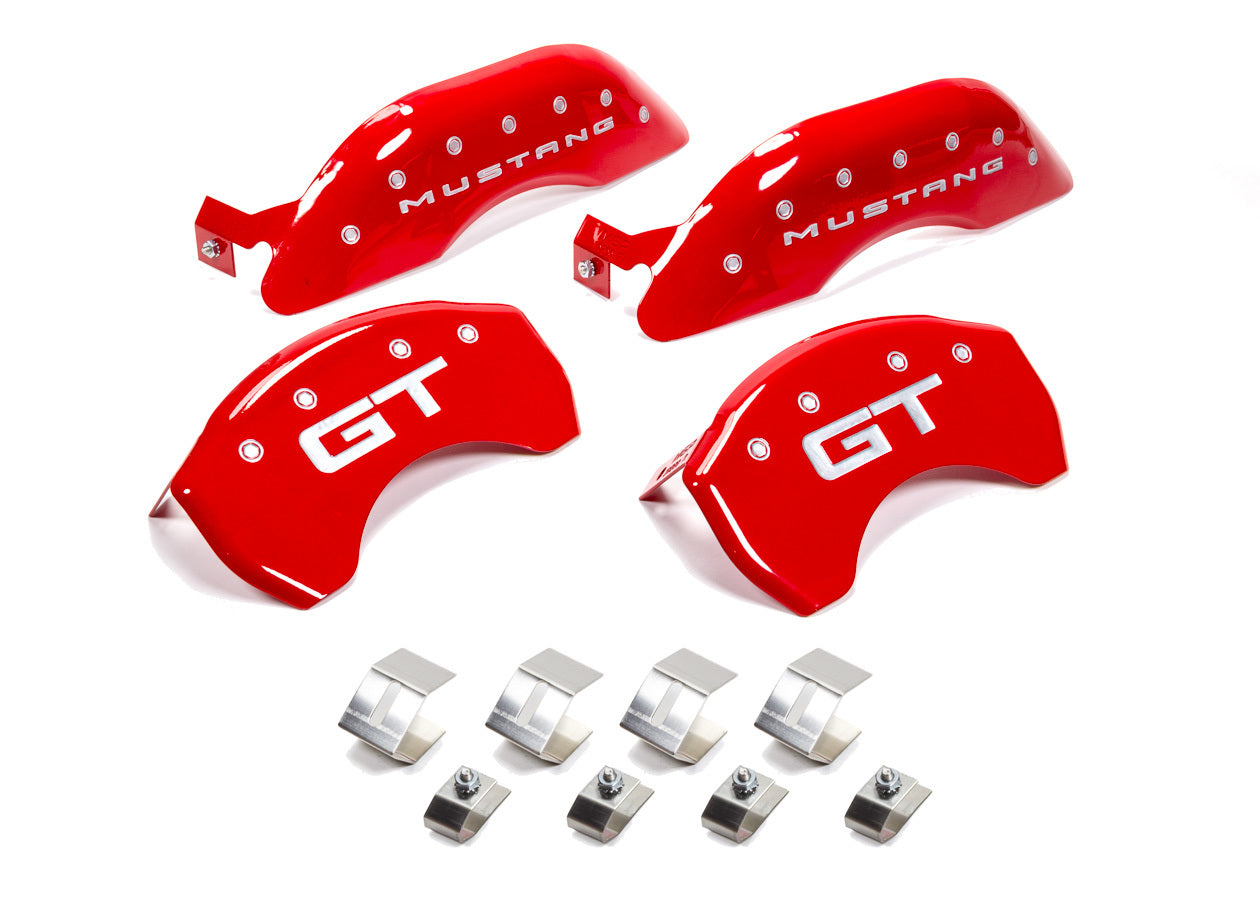 15- Mustang Caliper Covers Red
