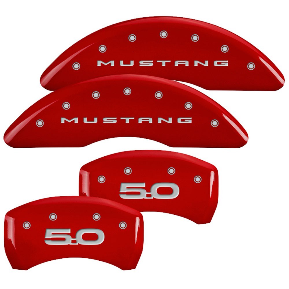 15- Mustang GT Caliper Covers Red