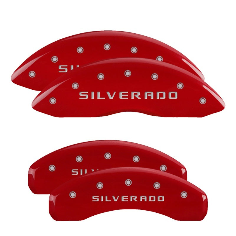 14- Silverado 1501 Caliper Covers Red