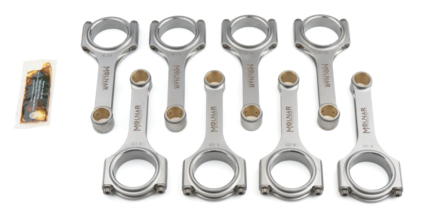 6.123 H-Beam Rod Set SBM 340/360 w/.927 Pin