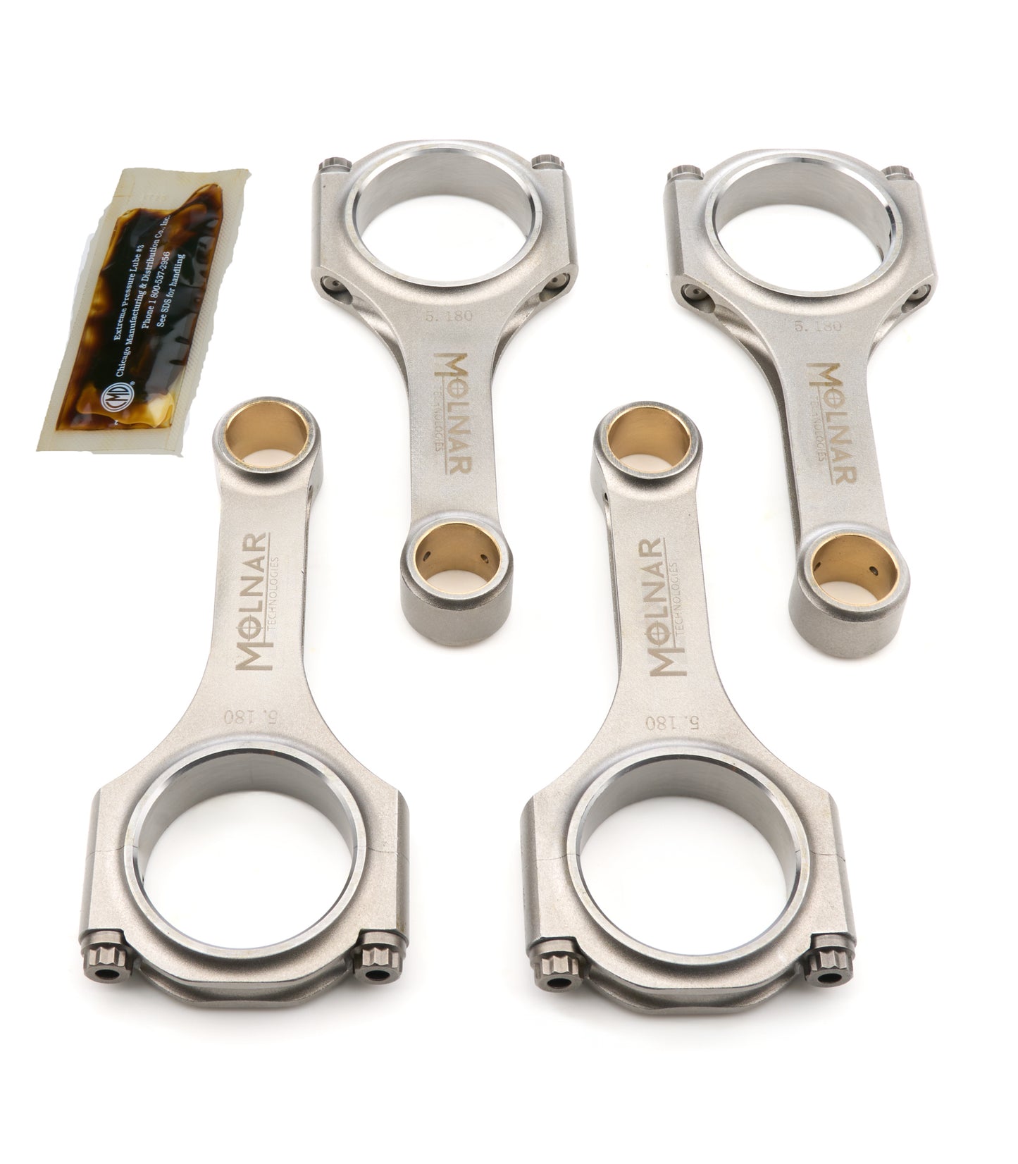 5.180 H-Beam Rod Set Subaru EJ25 Non-Turbo