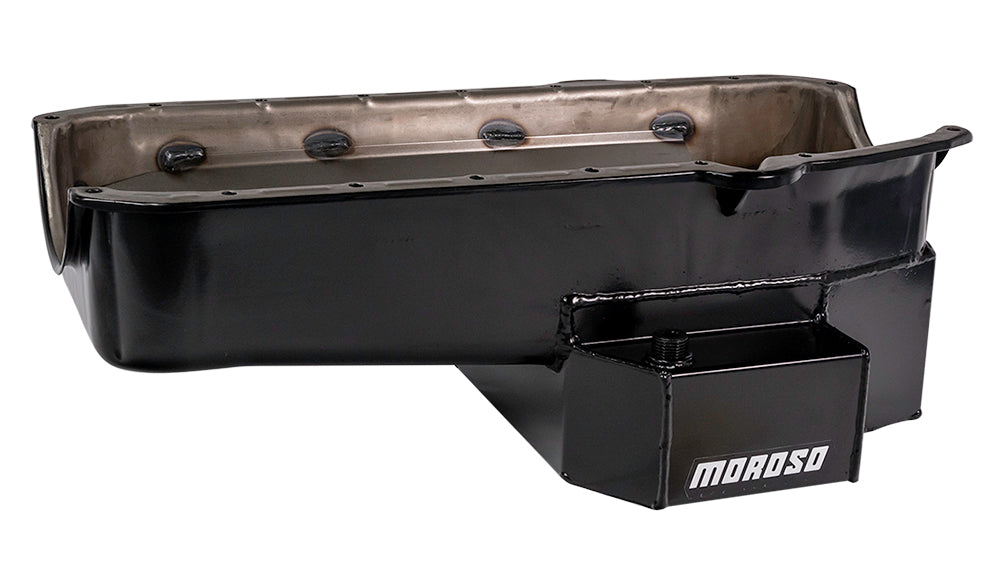 SBC RR 7qt Oil Pan w/LH Dipstick Pre-1980