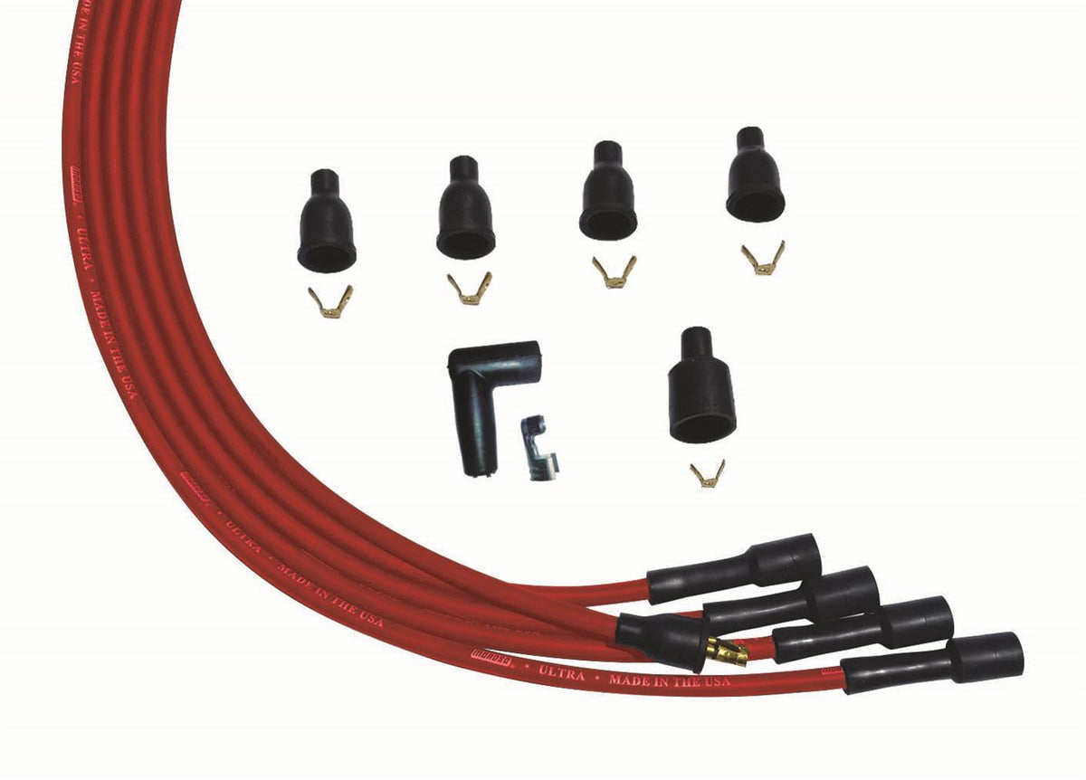 Ultra Plug Wire Set Universal 4-Cyl Red