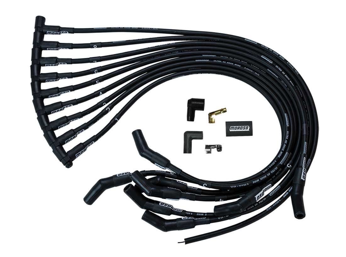 Ultra 40 Plug Wire Set SBF 351W HEI Black
