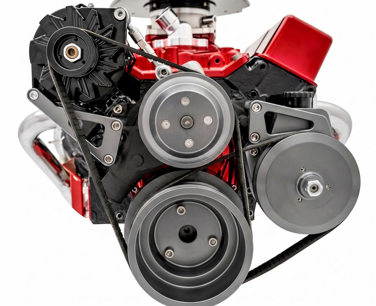 GM SB LWP SPORT TRACK AL T/PS KW PULLEY/BRKT GREY