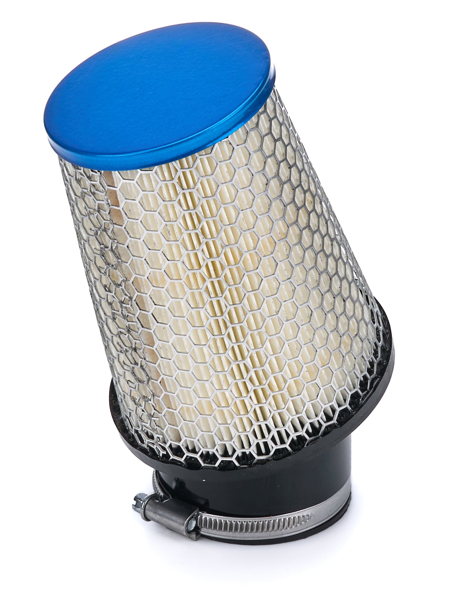Filter Air Kart 2.437in Inlet 5in 20 Deg Blue