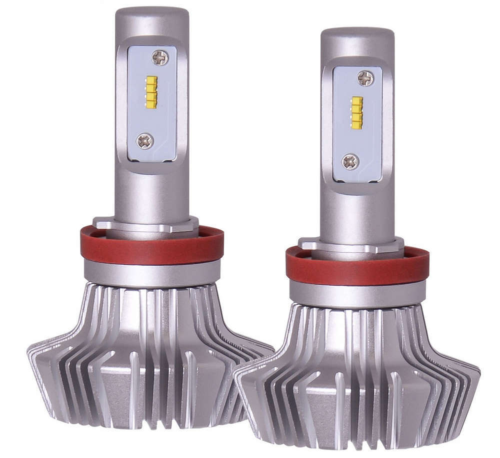 H11 Platinum LED Bulb Tw in Pack - 4000Lm 6000K