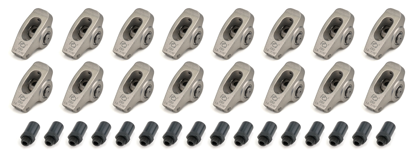 SBF Roller Rocker Arms - 1.6 Ratio 7/16 Stud