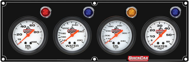 4 Gauge Panel OP/WT//OT/WP Black