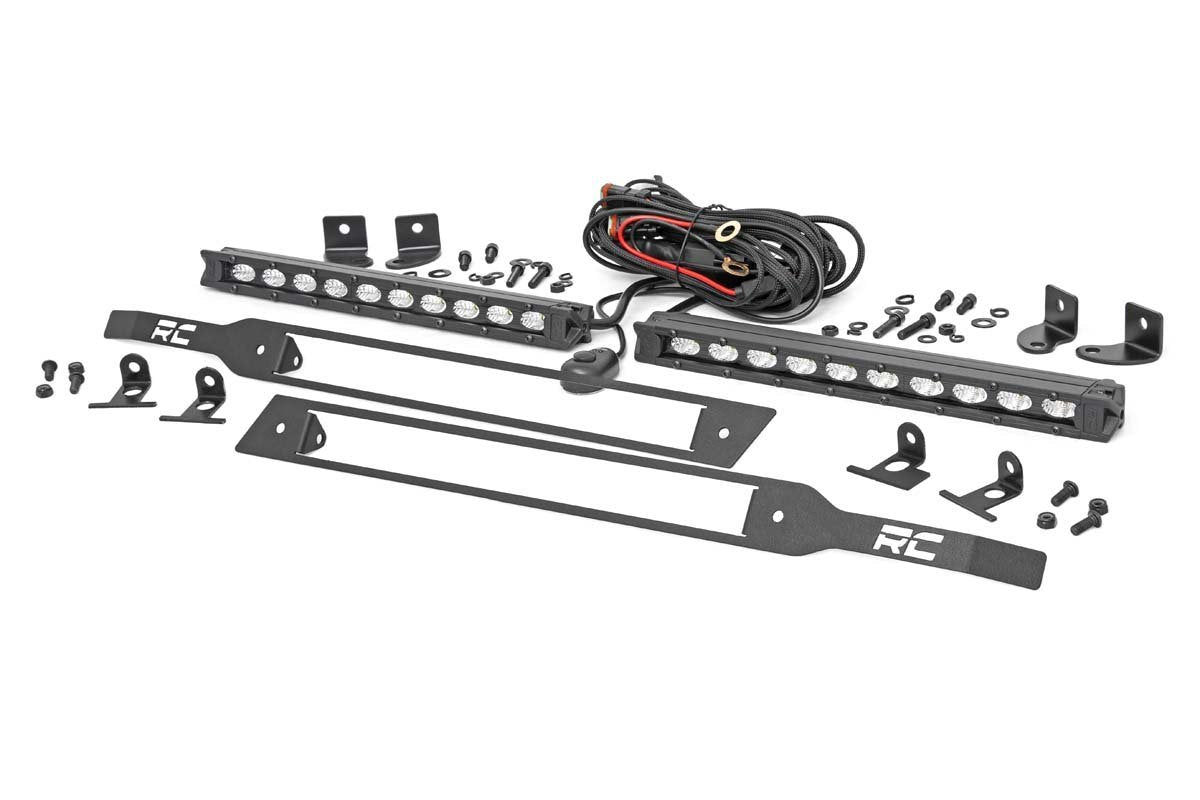 19- Silverado 1500 10in Dual Grille LED Lights