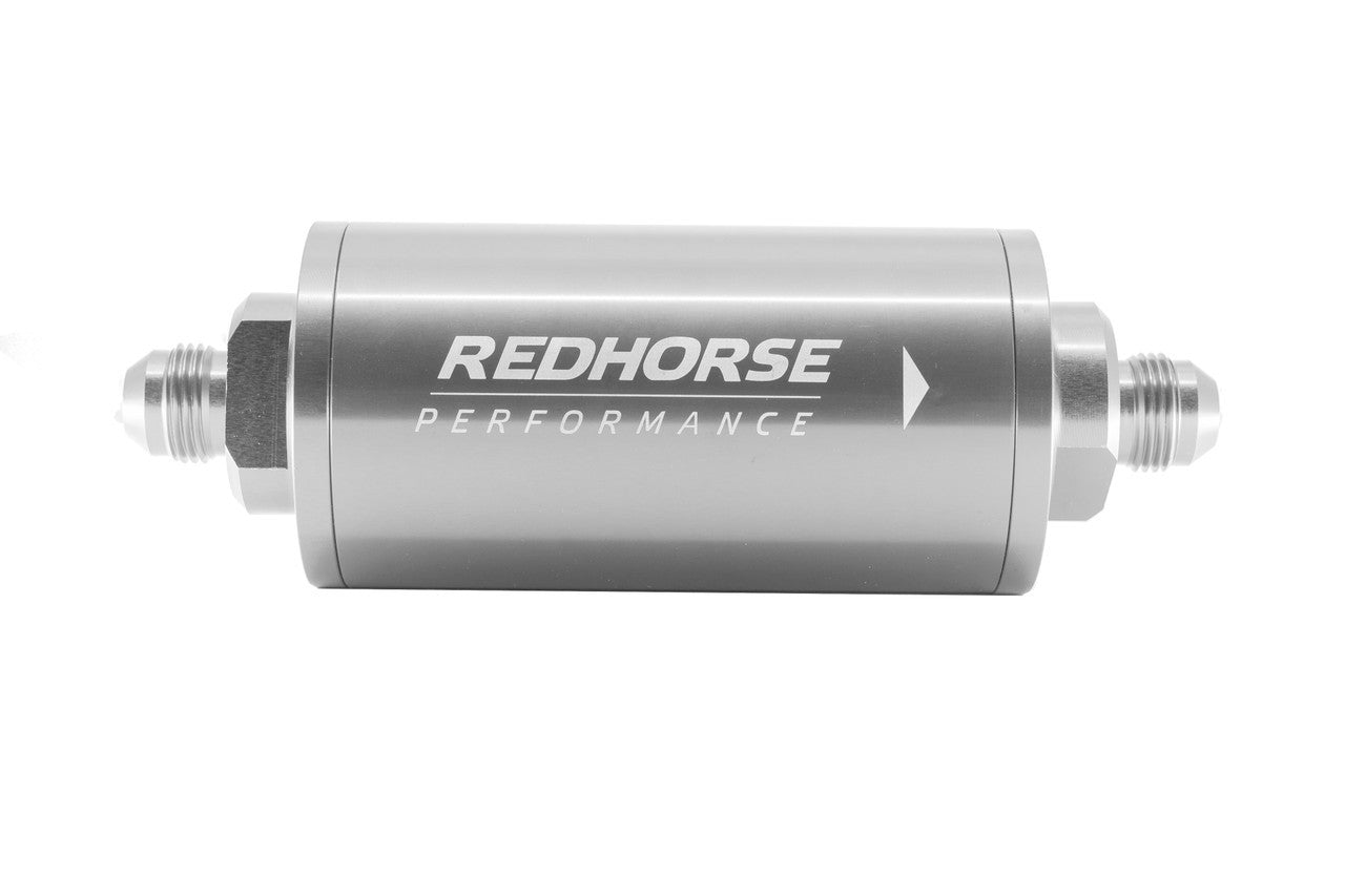 Race Fuel Filter In-Line 12AN Micron Clear