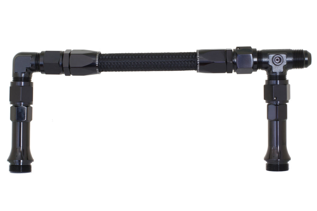8AN Dual Feed Carb Kit Black