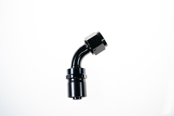 10AN 60Deg Crimp Hose End Black
