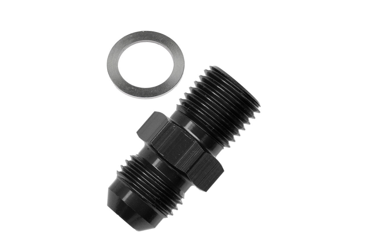8AN Male Flare to M10x1.0 Inverted Adapter