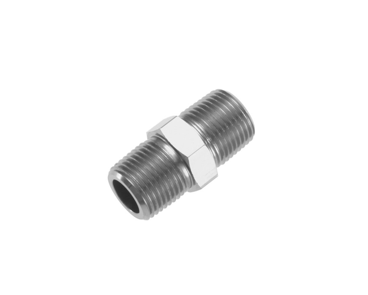 3/8in NPT Male Pipe Union Clear