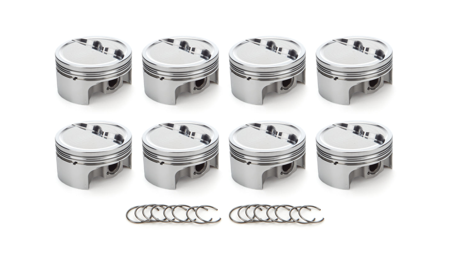 SBC Dished Piston Set 4.030 Bore - 12.3cc