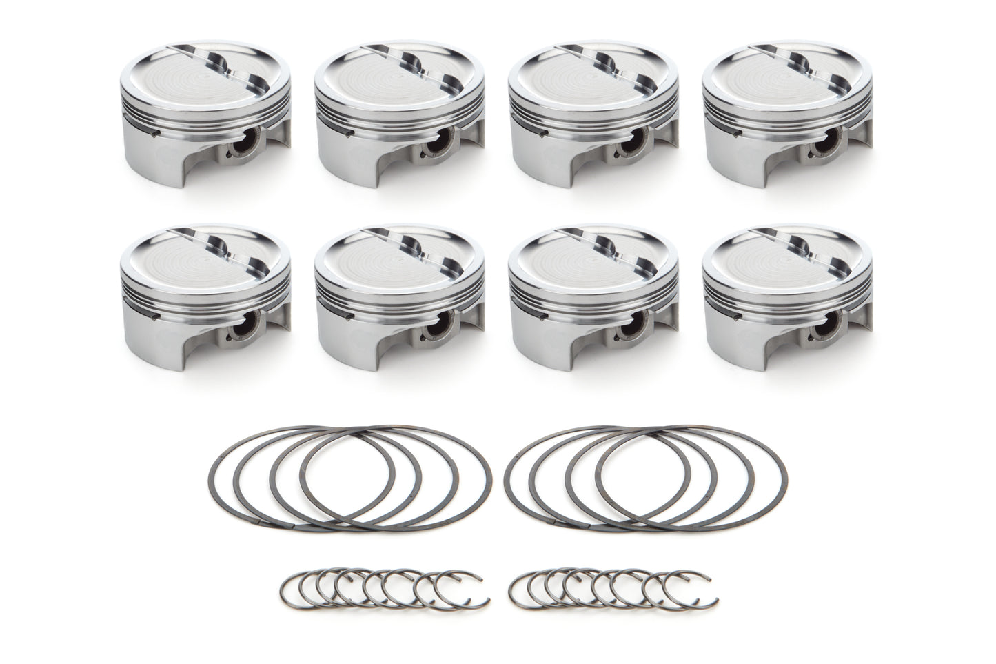 SBC Dished Piston Set 4.040 Bore - 19.4cc