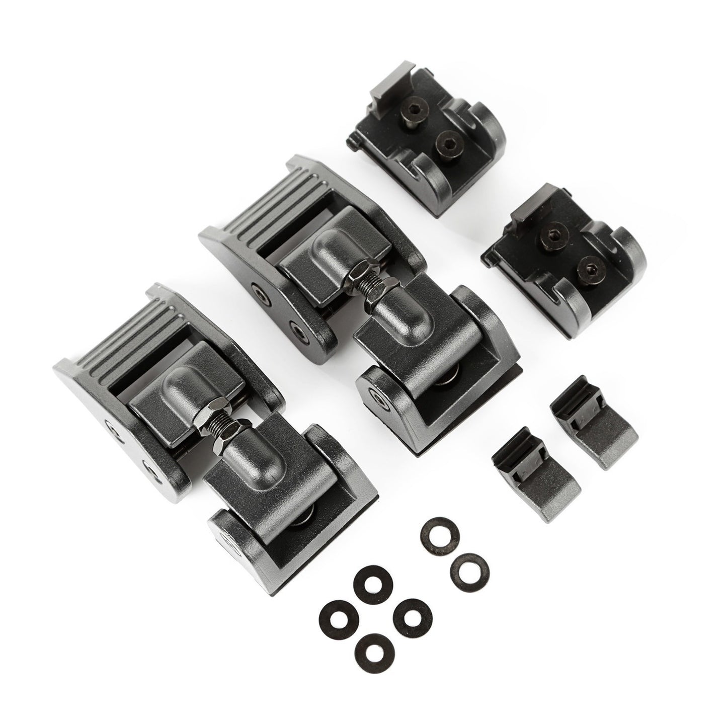 Hood Latches Black 18- Jeep Wrangler JL