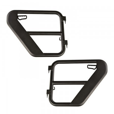 Tube Doors Rear Textured Black 18- Wrangler JL