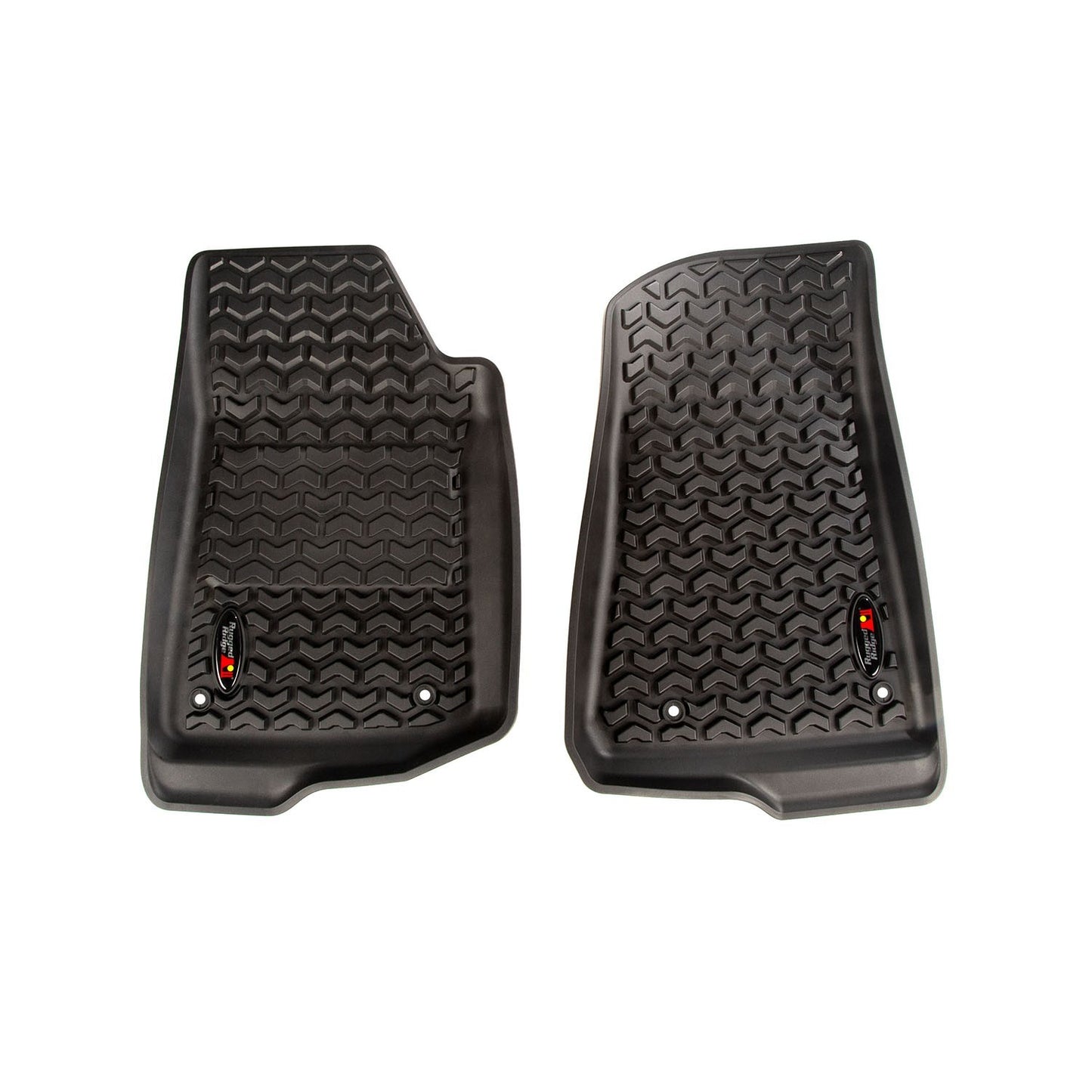 Front Floor Liners Black 18- Jeep Wrangler JL